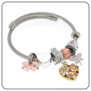 Fun and Beautiful Heart ❤️ charms bracelet